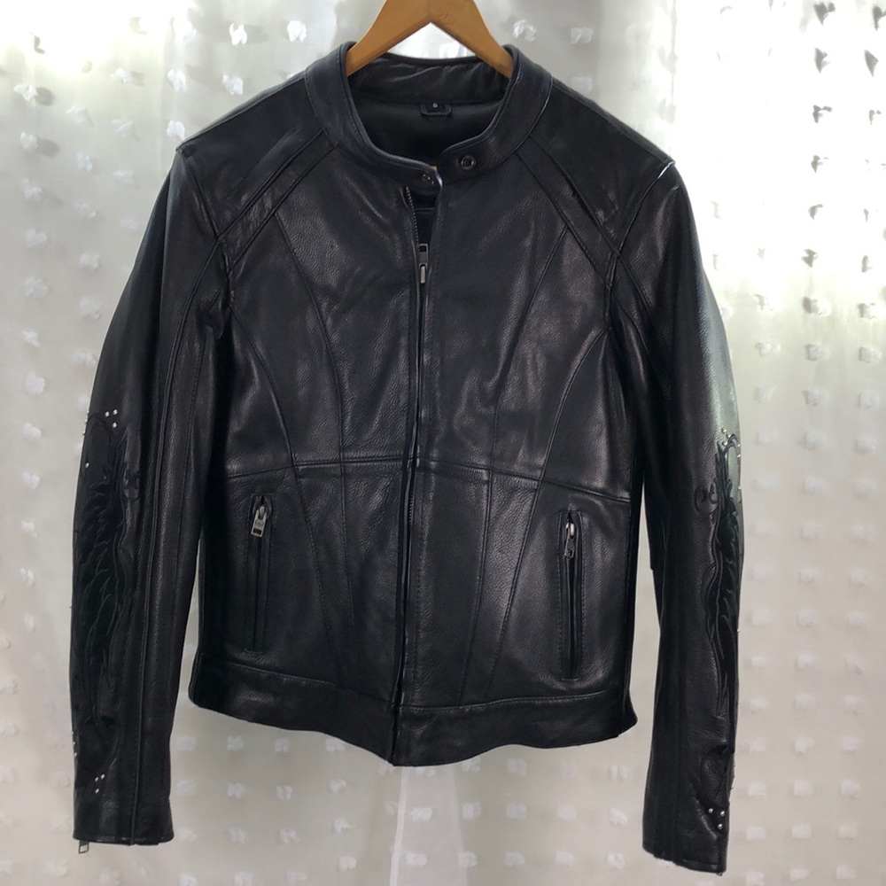 Milwaukee Leather gun pocket jacket